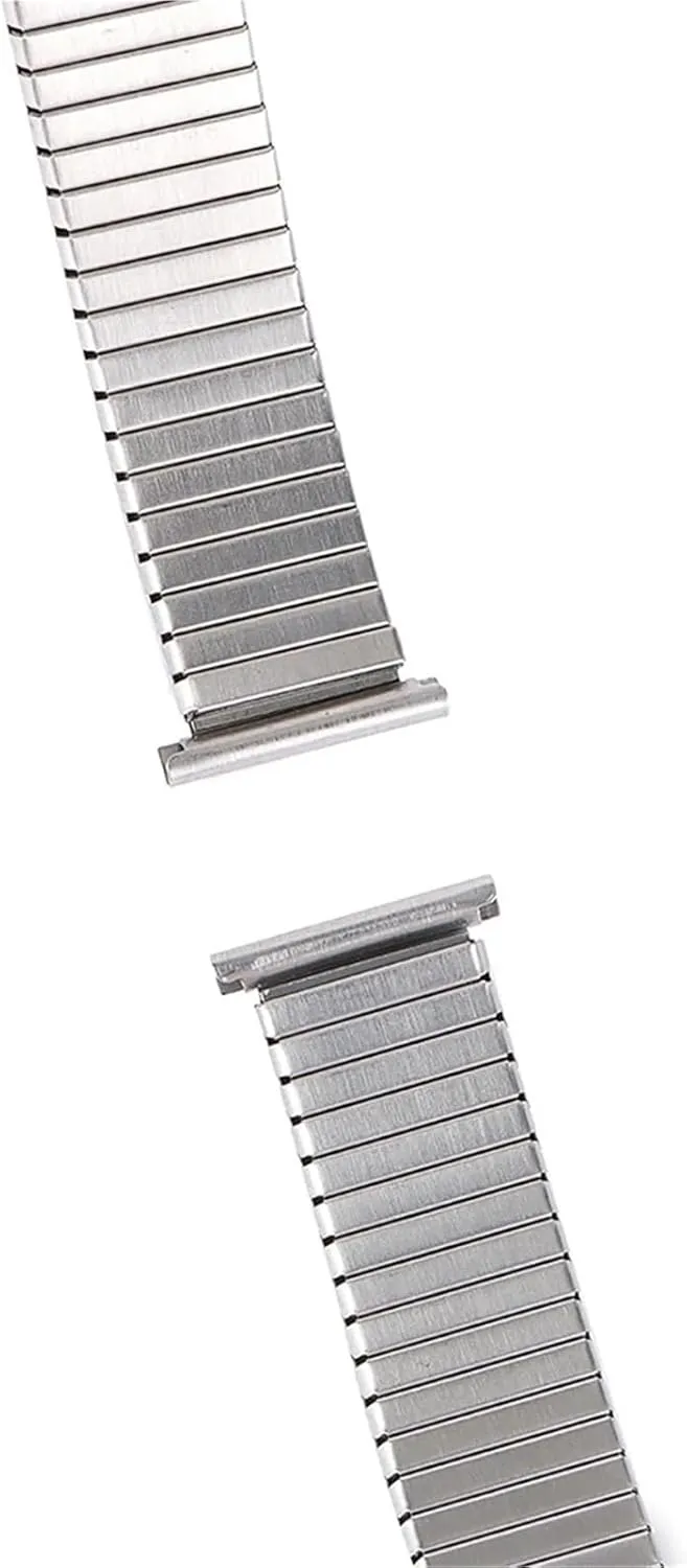 Suitable for Men Women Watch Accessories Compatible Smart Watches Stainless Steel Elastic Wristband Metal landmark refine Band Spring Telescopic 18mm 20mm 