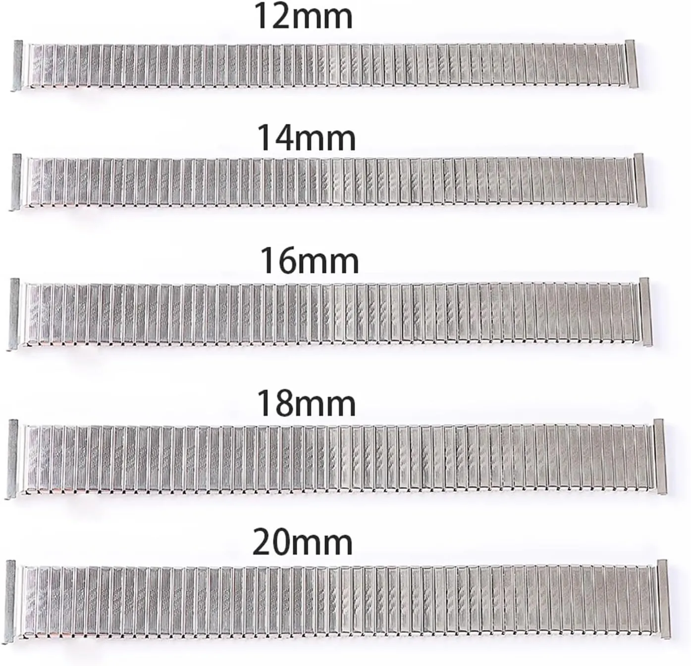 Suitable for Men Women Watch Accessories Compatible Smart Watches Stainless Steel Elastic Wristband Metal landmark refine Band Spring Telescopic 18mm 20mm 