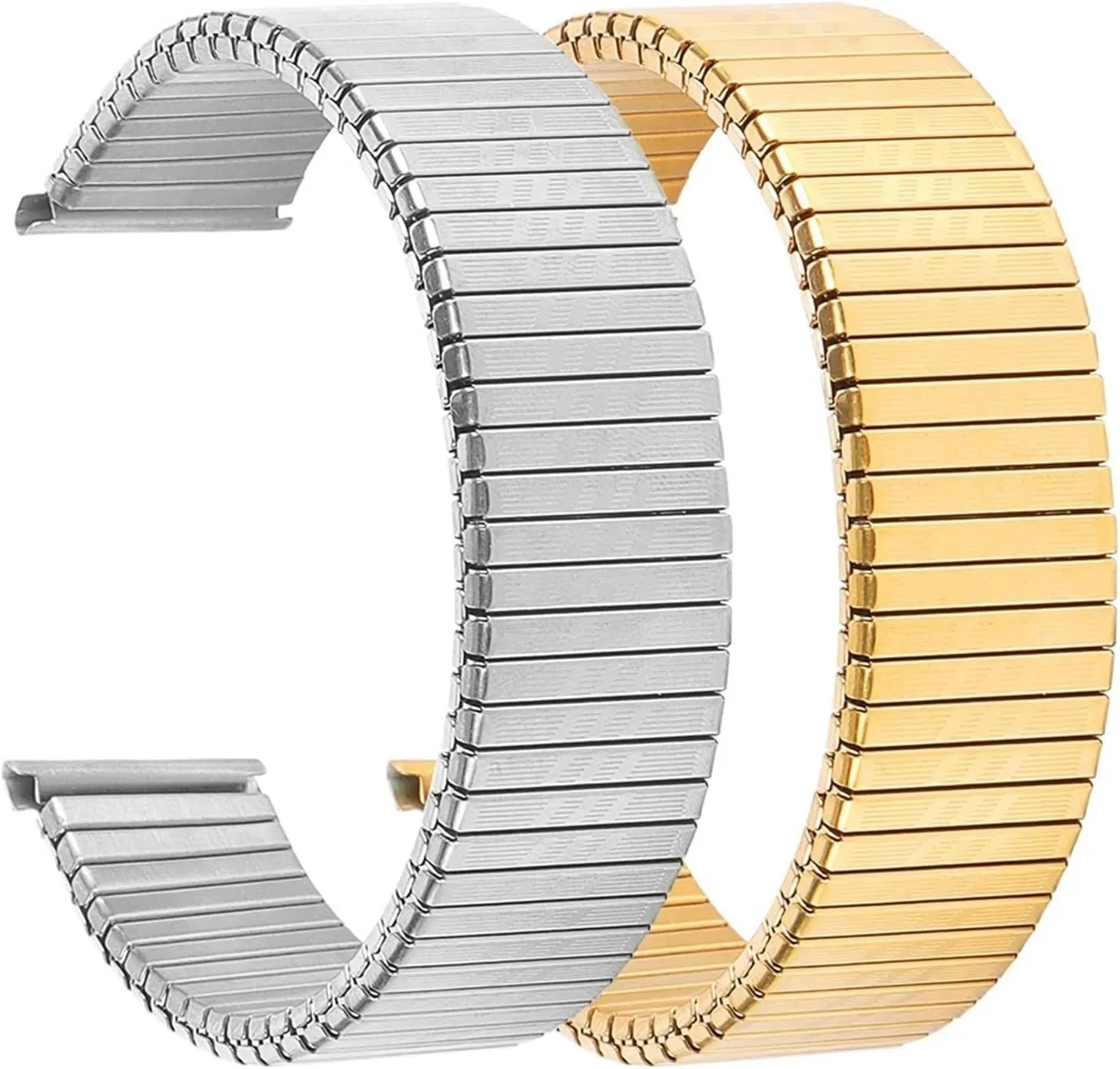 Suitable for Men Women Watch Accessories Compatible Smart Watches Stainless Steel Elastic Wristband Metal landmark refine Band Spring Telescopic 18mm 20mm 