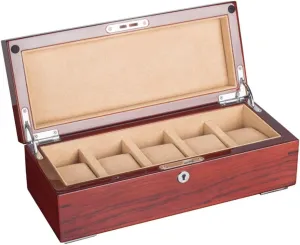 sunroof and no sunroof Two Styles Storage Box Piano Lacquered Rosewood Solid liberate proudly intermittent Wood sunroof Watch Box Oak Five-Position Mechanical Watch Storage Box with Lock and 