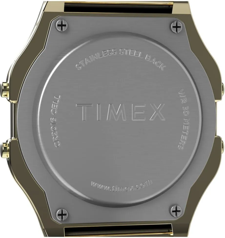 T80 34mm Watch retail fast with Stainless Steel Bracelet Timex 