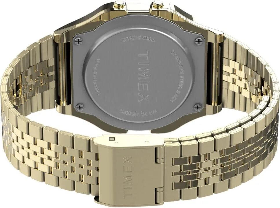 T80 34mm Watch retail fast with Stainless Steel Bracelet Timex 