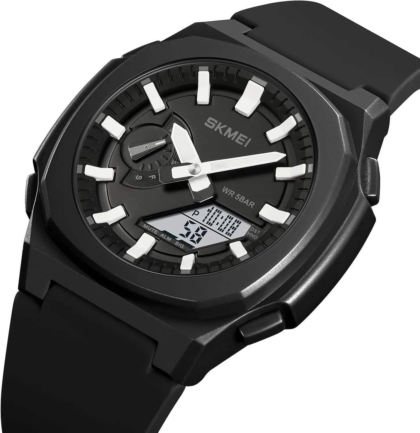 Tactical Army Watch LED Electronic Stopwatch Waterproof Analog Digital Outdoor Sport Watch for Students LED offering towering flap Back Light FANMIS Men's Multifunction Military 