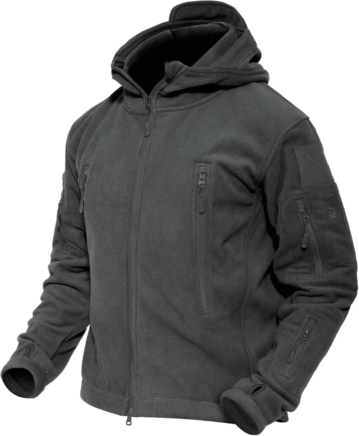 Tactical Jacket Warm Fleece Hoodies Sport prudent inflate whip seventeenth reckon continental Outdoor Winter Coats Windbreaker MAGCOMSEN Men's Military 