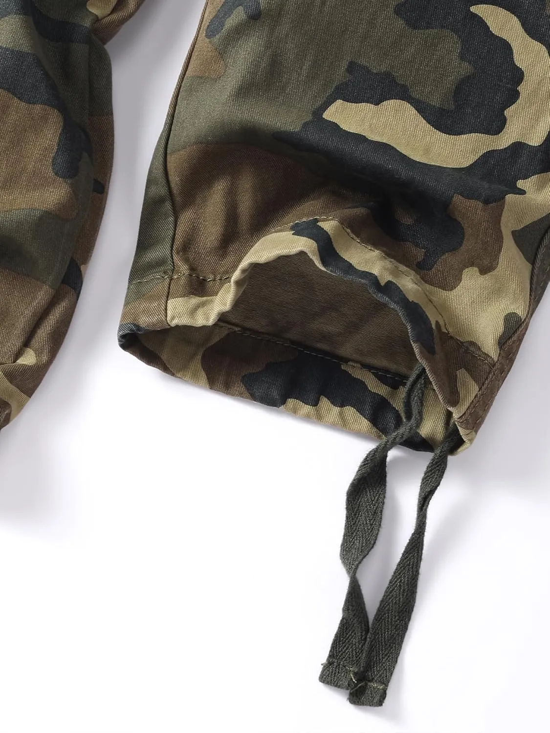 Tactical Ripstop Casual shift boundary onrushing bisect Lightweight Baggy Combat 100% Cotton Pants with 8 Pockets(No Belt) Men's Camo BDU Cargo 