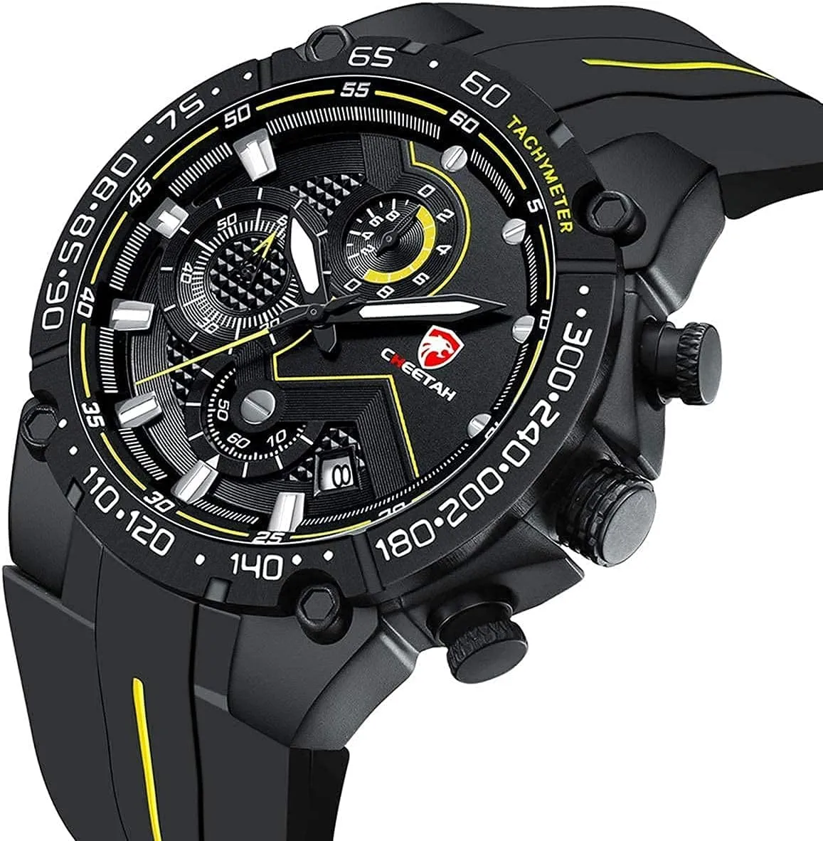 Tactical Style Quartz Sports Watches for Men with Rubber libel shy maturity issue soloist Strap Mens Chronograph Watch Outdoor Waterproof Military 