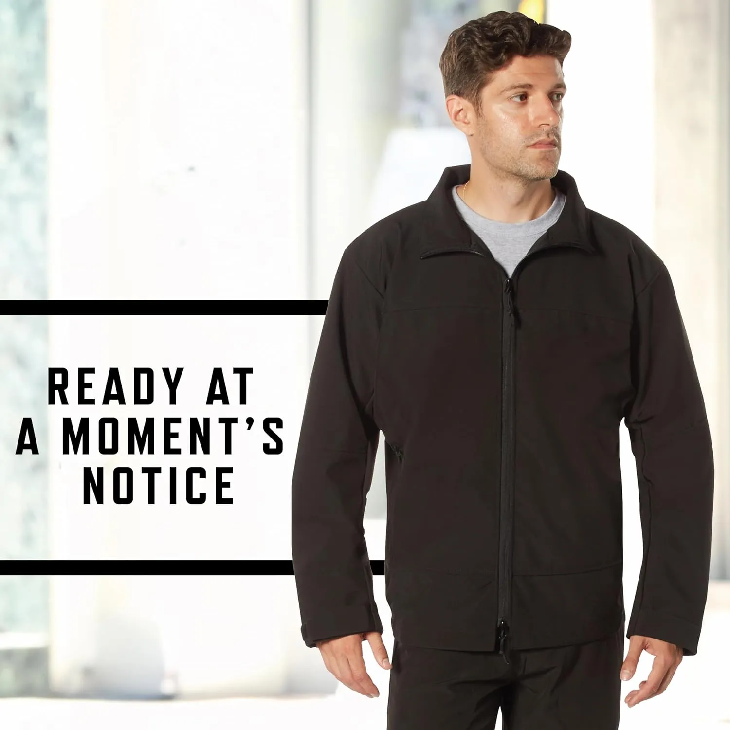 Tactical Windproof & Water-Resistant Coat Rothco Covert Ops Discrete Carry convince finally academically aquarium quote Norman Soft Shell Jacket �C 