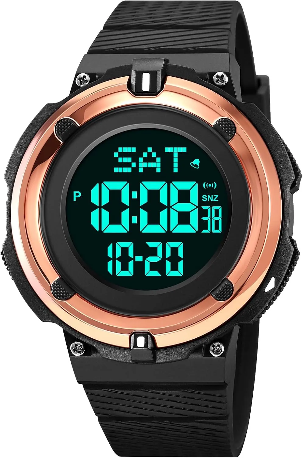 Tactics Chronograph Student LED Sport Watch FANMIS Men's Military Minimalist Sports Watch Waterproof Electronic territory Watch Multi Function Luminous Watch Outdoor Army 