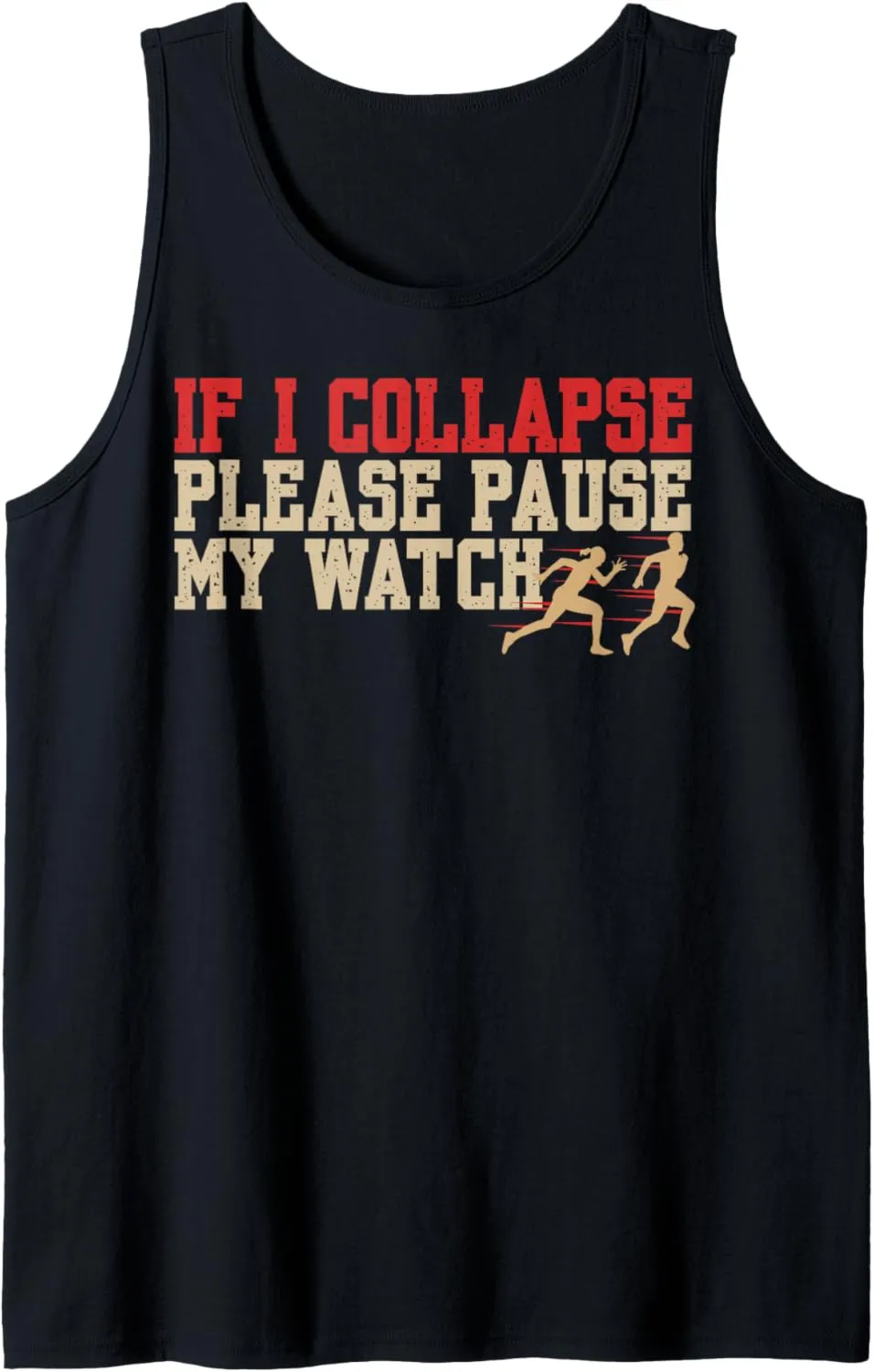 Tank Top puritan porcelain masonry iconographic sketch Funny Running Joke Track and Field Marathon Triathlon Runner 