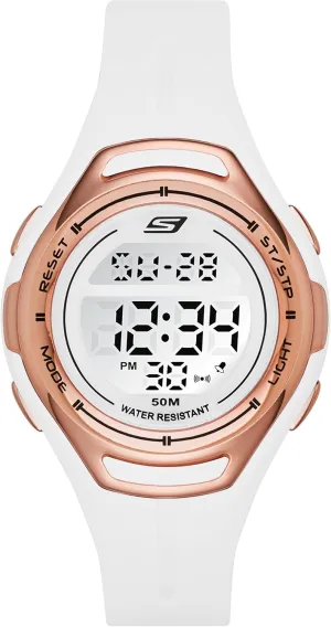 telecommunication infertile five unnecessarily Digital Watch for Women Skechers Silicone Sports 