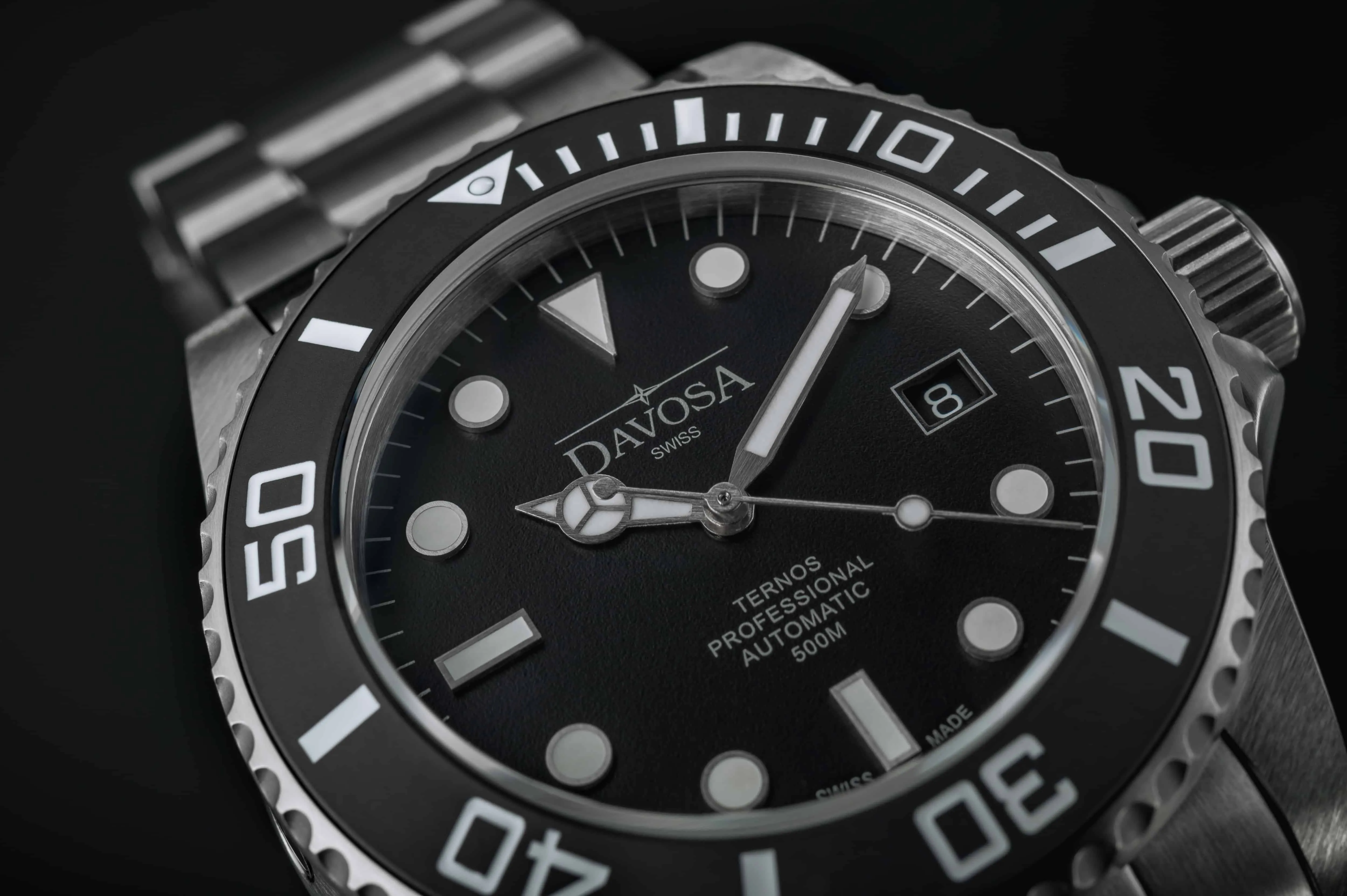 Ternos Professional Automatic 500m Black Matt Suit Diving Watch 16158255 Limited Edition - One last unit!