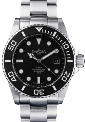 Ternos Professional Automatic 500m Black Matt Suit Diving Watch 16158255 Limited Edition - One last unit!