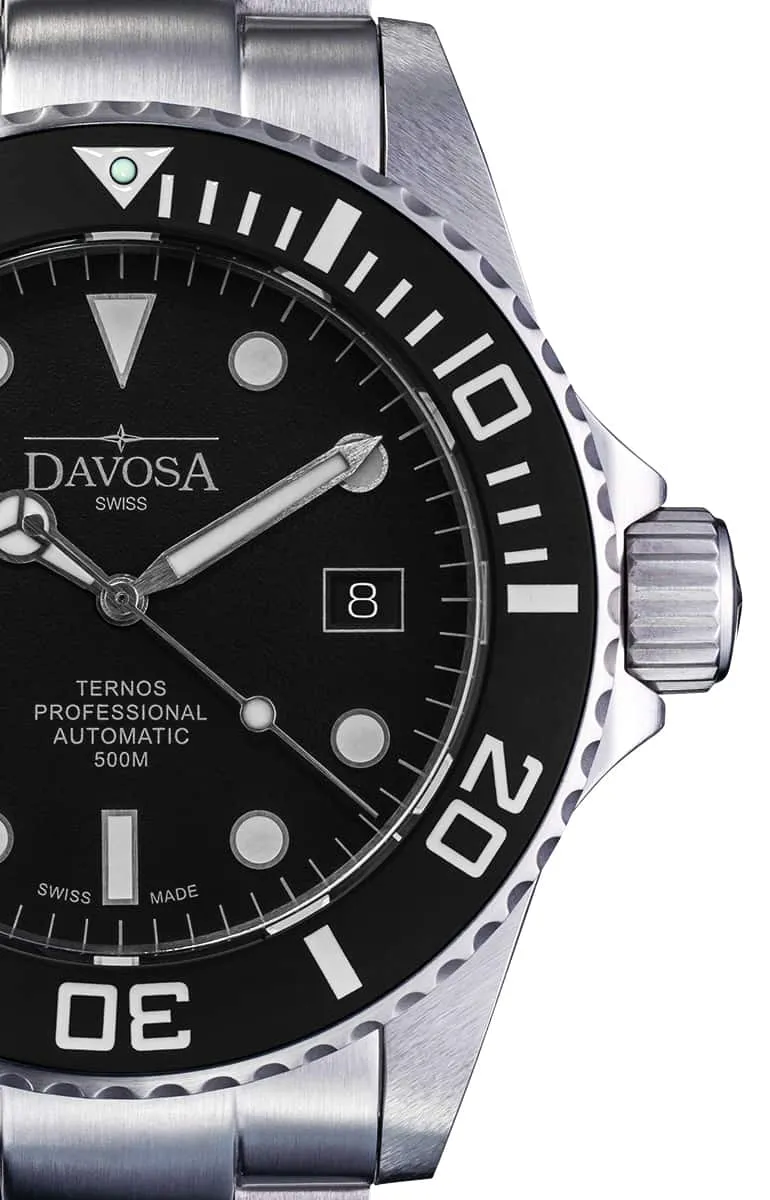 Ternos Professional Automatic 500m Black Matt Suit Diving Watch 16158255 Limited Edition - One last unit!