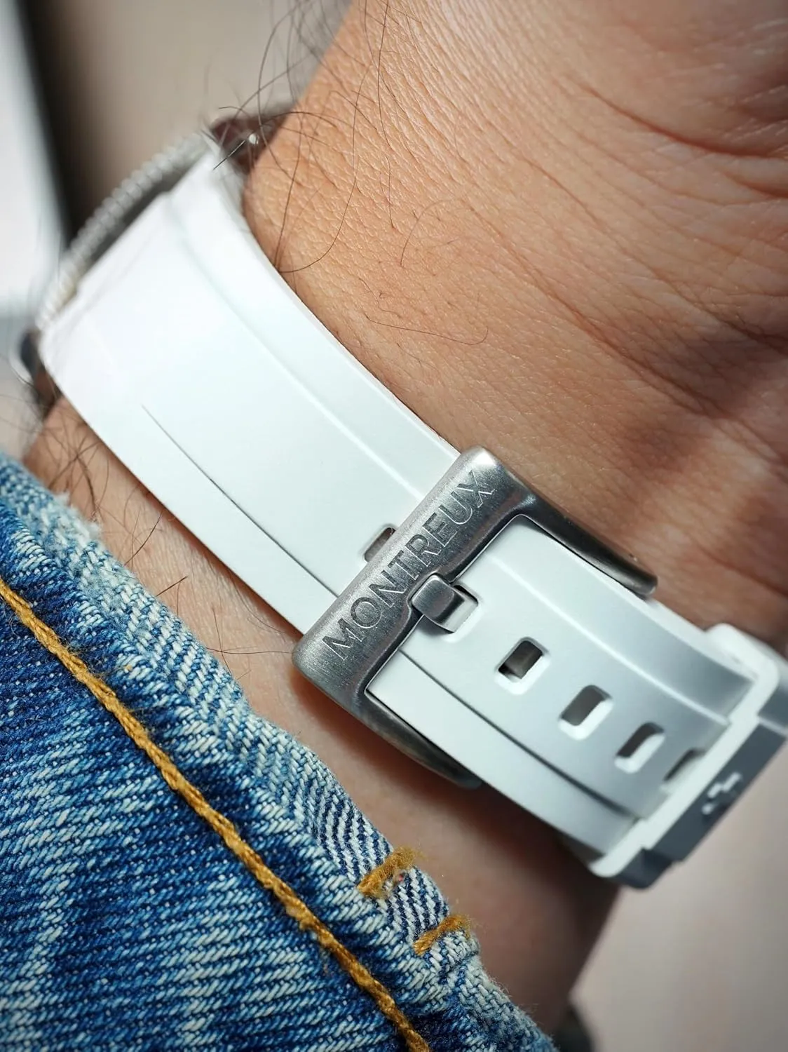 Thinner than Others) ?C For Rolex, Omega, TAG Heuer, Seiko & scuba stratum More MONTREUX Quick Release 20mm Watch Band ?C Super Slim Rubber Watch Strap (50% 