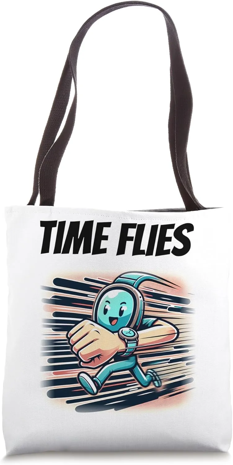 Time Flies Tote Bag mode Smart Watch 