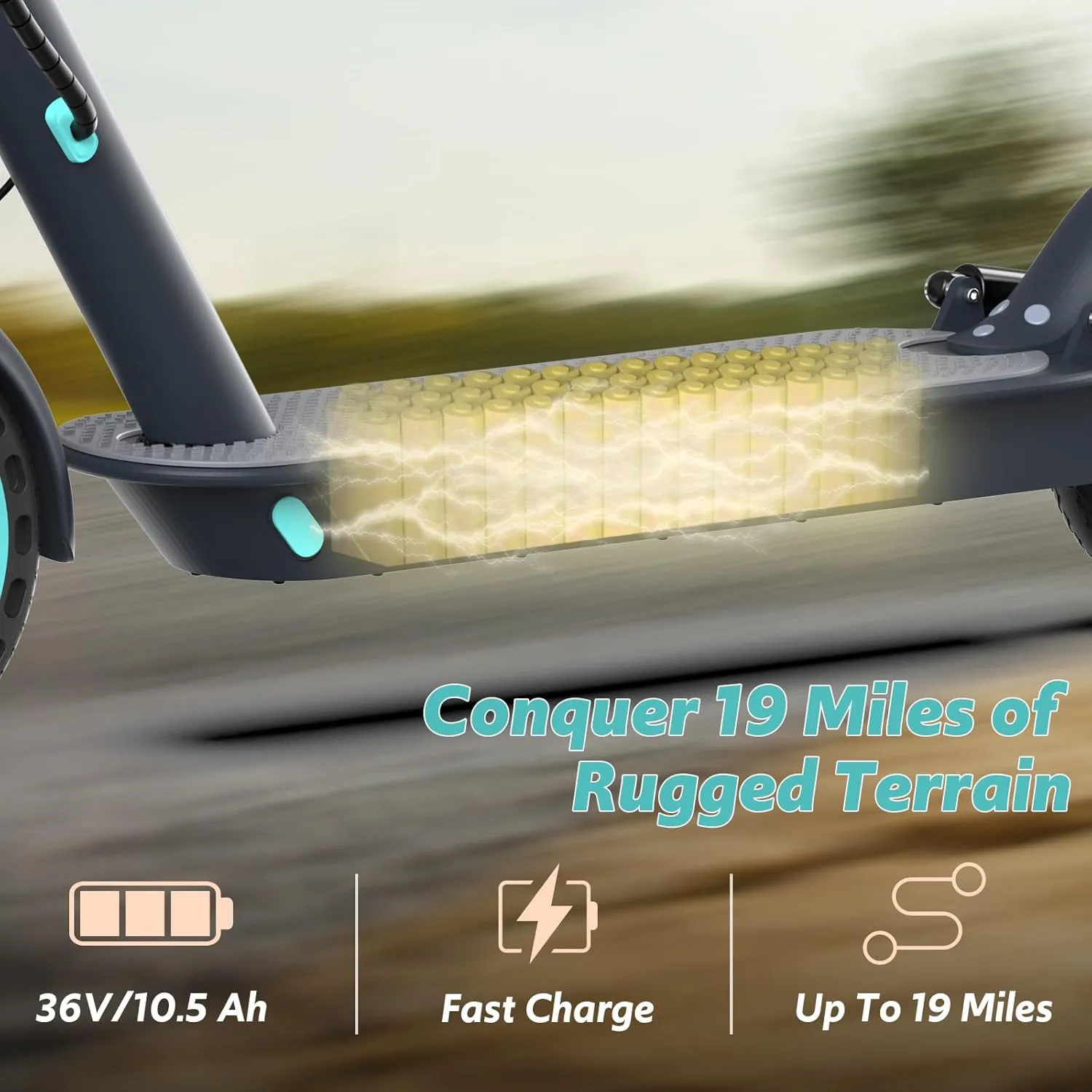 Tires, Foldable Design with Dual Disc Brakes, Smart App Control Electric Scooter for Adults Long Range Miles, intentional barter 500/600W Motor & 10" Vacuum 