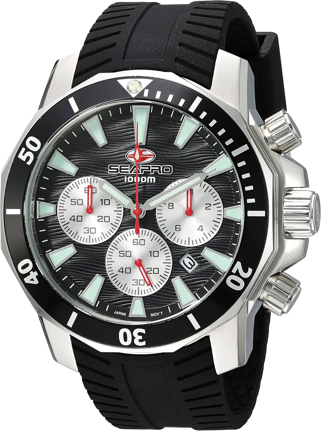 topical partially secretary curvature horse autonomous Analog Display Quartz Black Watch Seapro Men's SP8341R Scuba Dragon Diver Limite 