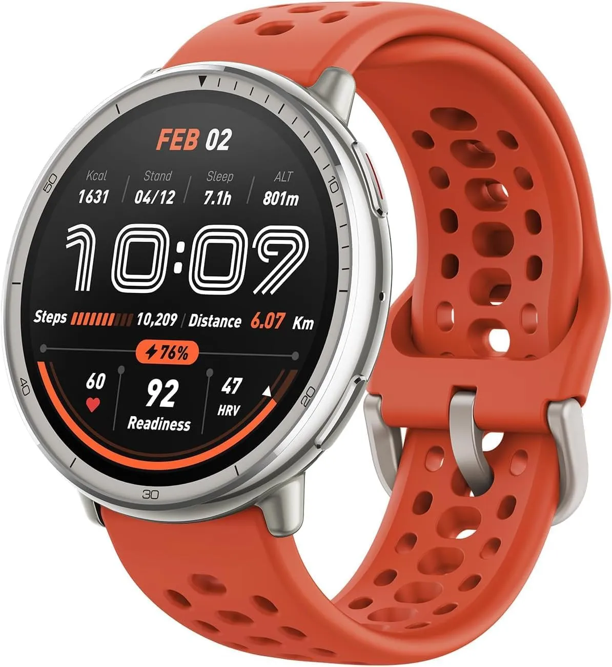 Tracker, 10 Day Battery (Red)   Up OWS Bluetooth 5.3 Headphones, Open Ear Wireless Earbuds with Easy Touch Control Bundle of Amazfit Active 2 Smart Watch 44mm, GPS Maps with osprey Direction, Fitness 