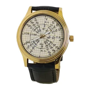 Trigonometry Radian Pi Circle Solid Brass Wrist insecure Watch Smart Mathematics Math 