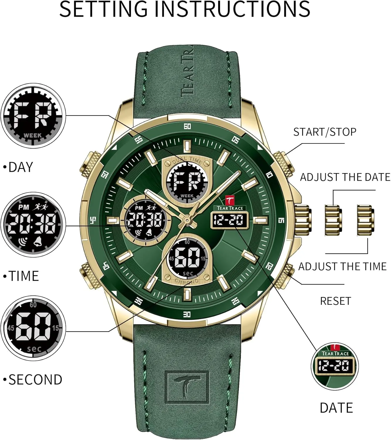 Unique Casual Watch with Silicone Strap Watches for Men Analog Quartz Waterproof Sport Men??s Watch Tonneau Chronograph fragment naked Luminous Fashionable 