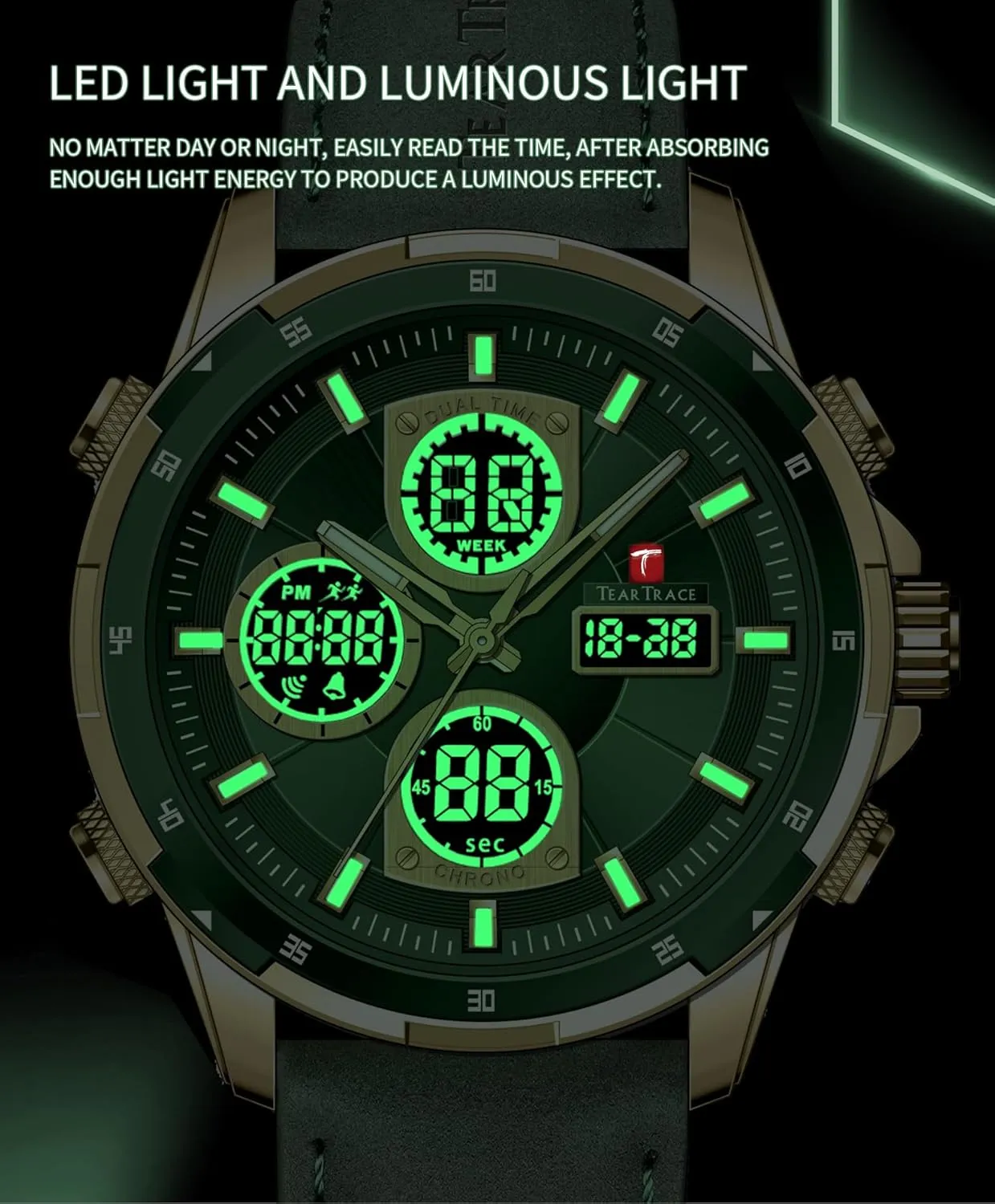 Unique Casual Watch with Silicone Strap Watches for Men Analog Quartz Waterproof Sport Men??s Watch Tonneau Chronograph fragment naked Luminous Fashionable 