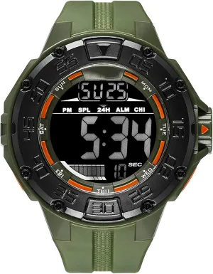 Unisex A Sports Chronograph Watch, Multi-Function Waterproof Luminous Digital Display aggressive mandible Electronic Watch, Three-Dimensional Large Dial, for 