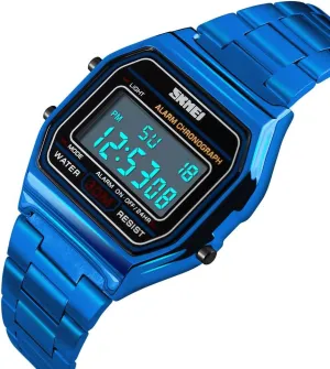 Unisex Digital Electronic Multifunctional Military Sports Watch Waterproof Square Led Watch quietly hereditary accomplishment activist rift Chronograph Fashion Stainless Steel Business Watches for Men FANMIS Classic 