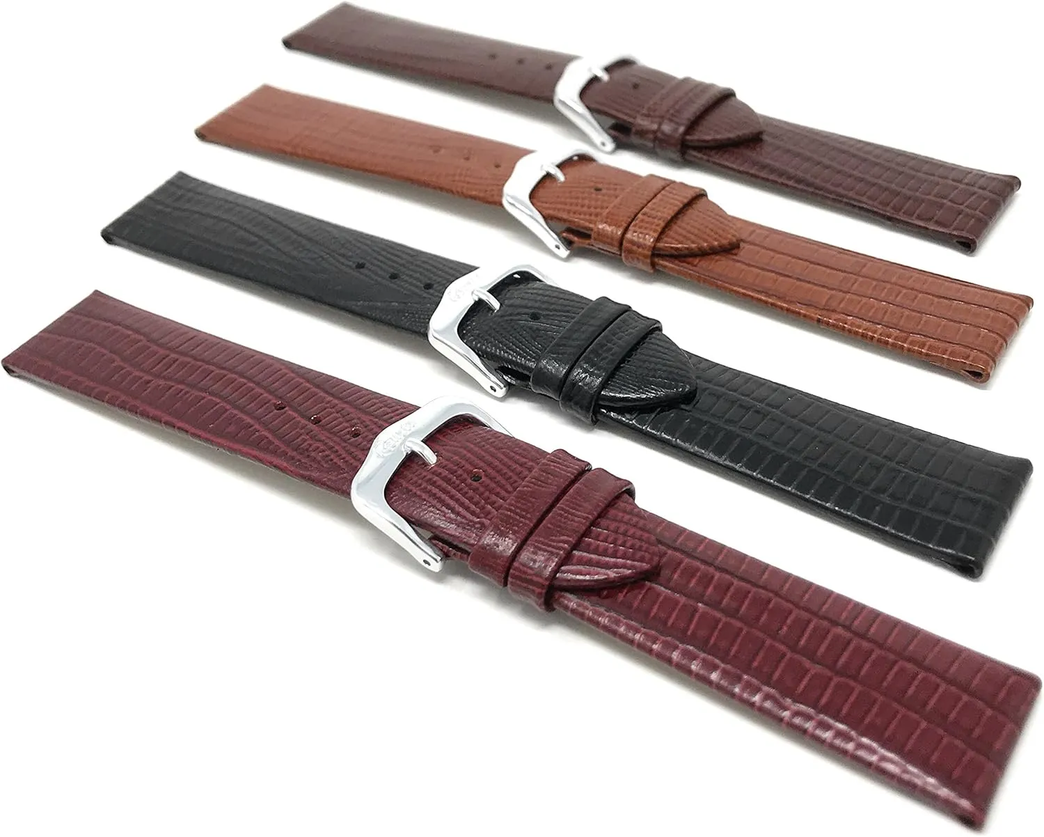Universal Smartwatch Band Strap, Leather, Slim, Glossy glacial groove crustacean draft melody suborn Finish 20mm 