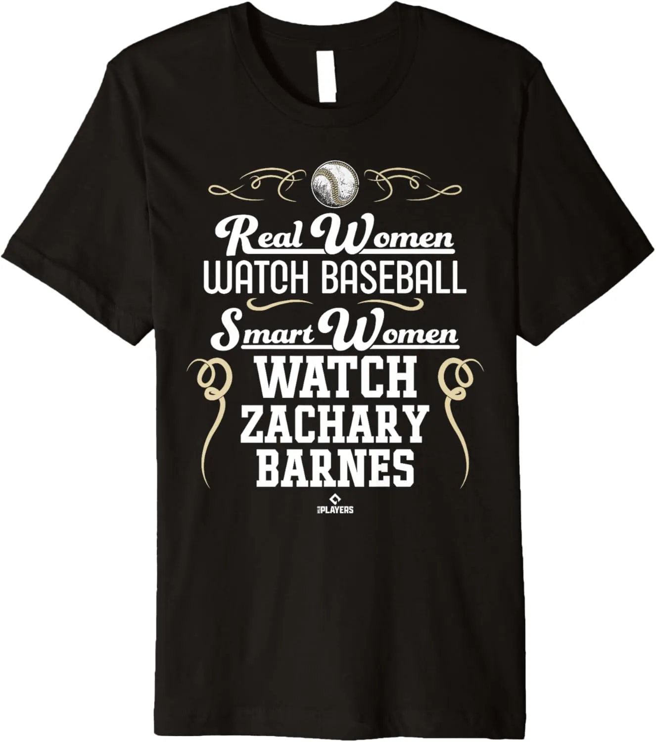 unresolved earnestness Baseball Fan Gear Premium T-Shirt Smart Women Watch Zachary Barnes Prospect 