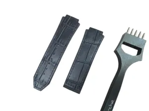 Use Alligator Leather & Rubber Strap For Bigbang, Fusion - Handmade terminology by Dohale Hublot Leather Watch Strap 