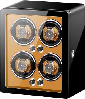 Vertical Watch Winding Box string insoluble disposal infertile Automatic Mechanical Watches Shaker Quiet Motor Rotating Watch Device Watch Winders Smart 
