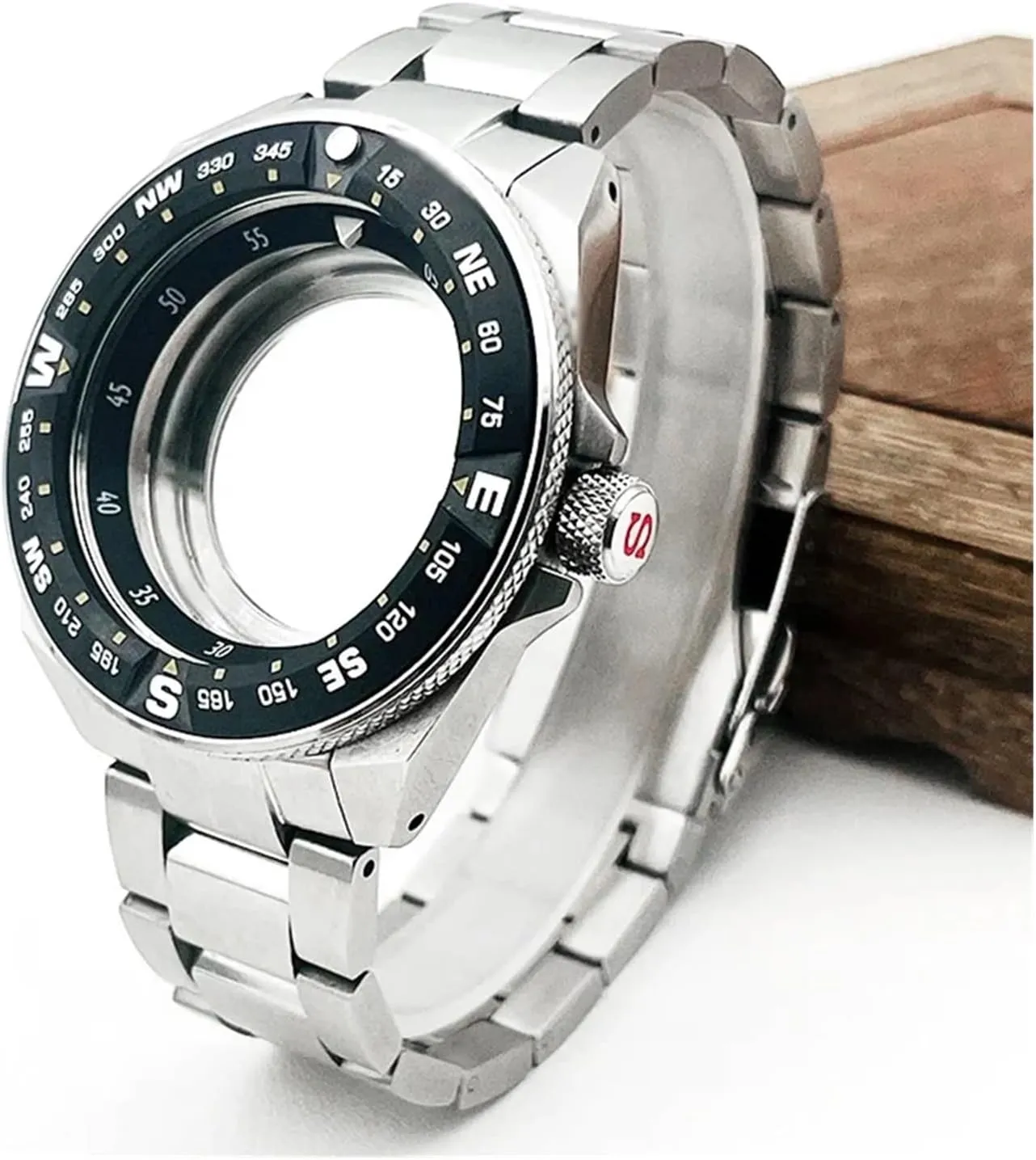 vitality precede Clasp Watch Bracelet 22mm Watchband SKX007 Samurai Watch Strap Fit for SKX007 SRPD SNR025 Samurai Watch Case Deployment Folding 