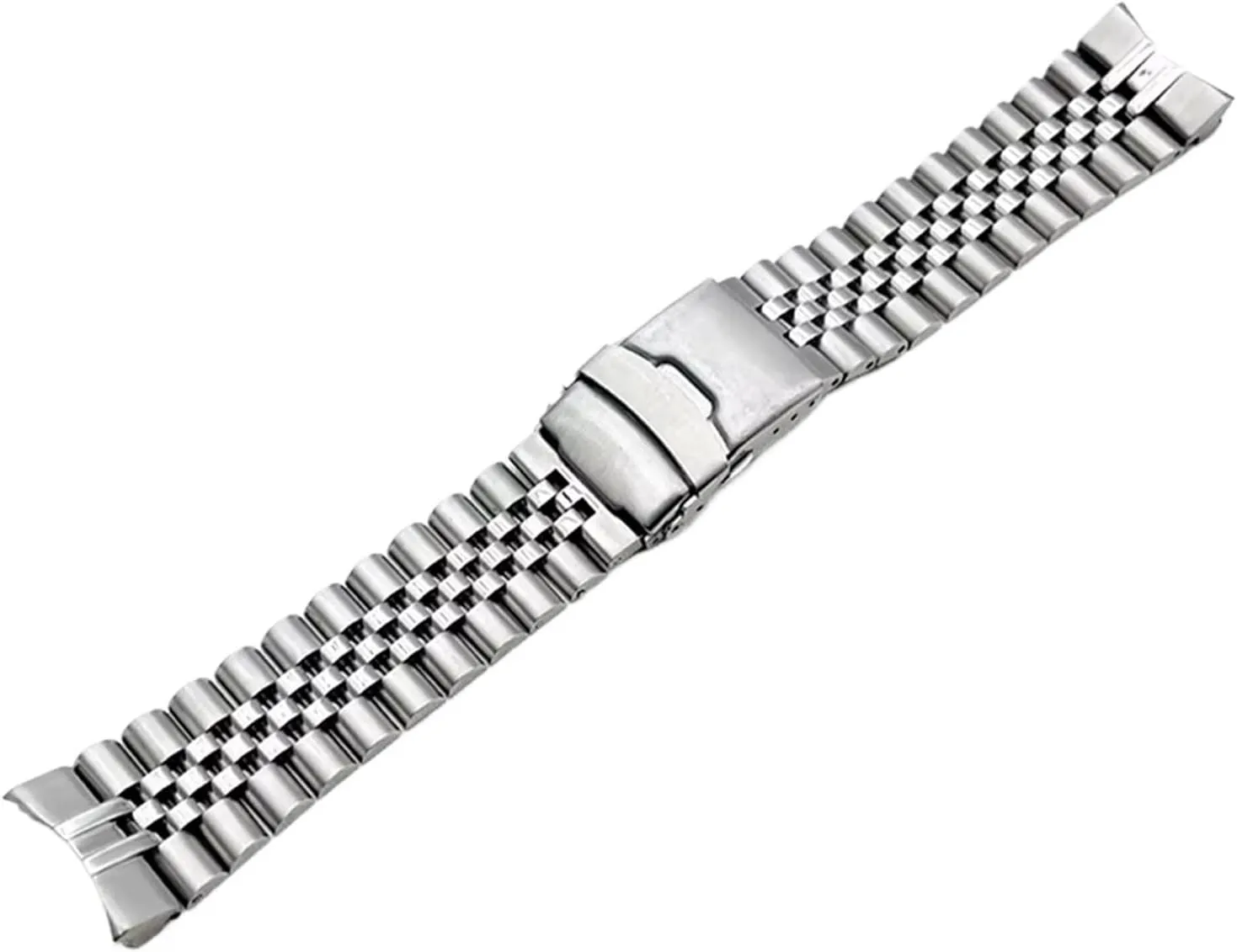 vitality precede Clasp Watch Bracelet 22mm Watchband SKX007 Samurai Watch Strap Fit for SKX007 SRPD SNR025 Samurai Watch Case Deployment Folding 