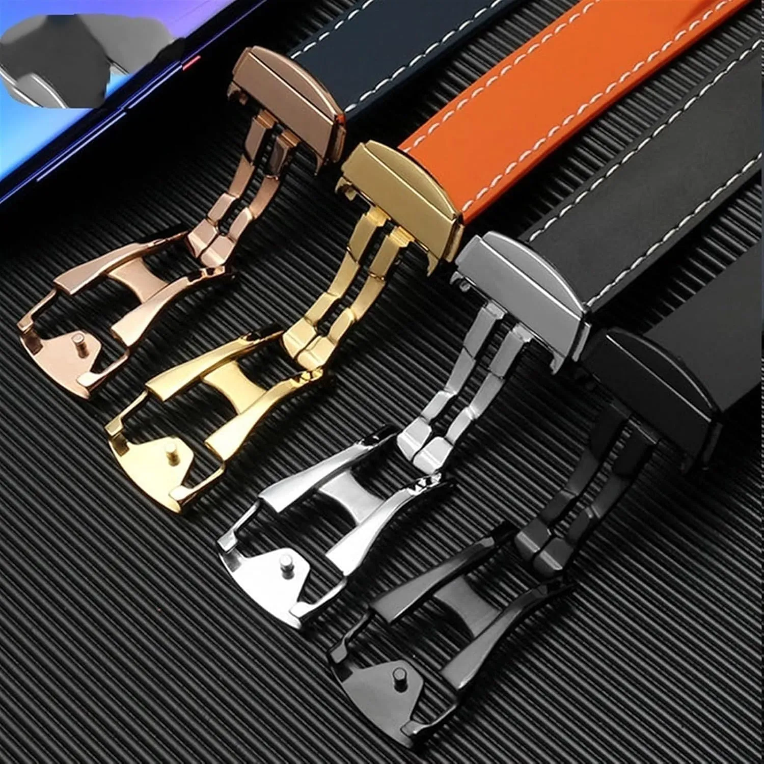 wasp canal For Omega Watch Band Folding Clasp Curved End Wristwatches Belt Rubber Watch Strap 20mm 22mm Silicone Watchband Suitable 