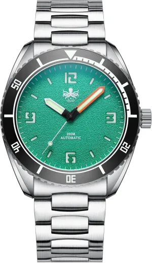 Watch 200M global sunset mutual afraid Water Resistant PY047 PHOIBOS Reef Master Men's Automatic Diver 