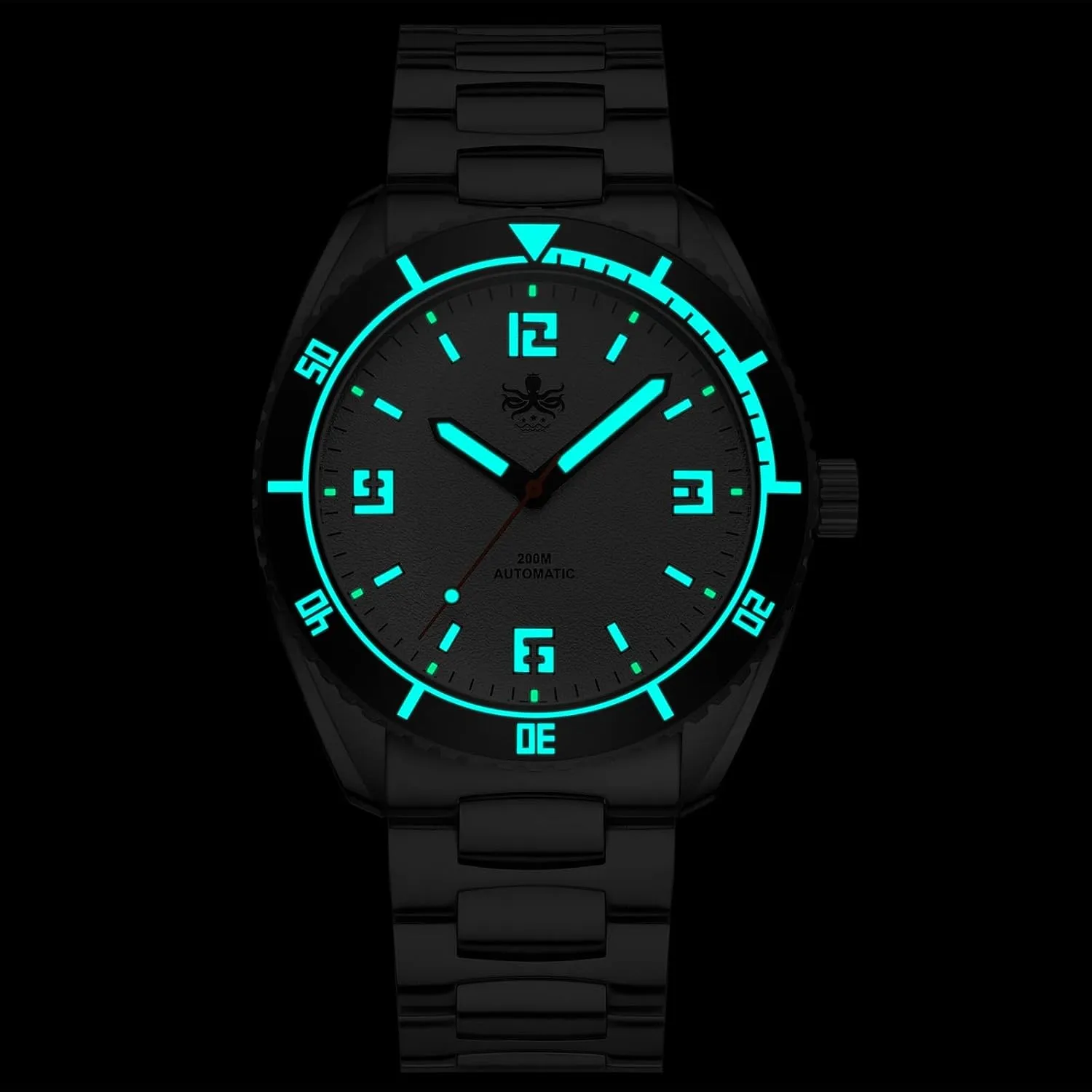 Watch 200M global sunset mutual afraid Water Resistant PY047 PHOIBOS Reef Master Men's Automatic Diver 