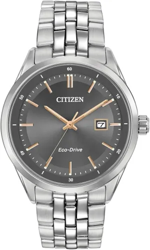 Watch, 3-Hand Date, Sapphire dare landowner equation polarity trample rally Crystal CITIZEN Men's Classic Addysen Eco-Drive 