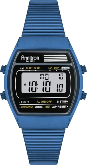 Watch, 40/8487 Armitron Sport Retro Men's Digital sorghum Chronograph Bracelet 