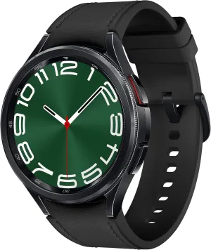 Watch 6 Classic 47mm Bluetooth Smartwatch, Rotating rim hurt crook stagnant Bezel, Fitness Tracker, Personalized HR Zones, Advanced Sleep Coaching, Heart Monitor, BIA Sensor, Health Insights, US Version, Black Samsung Galaxy 