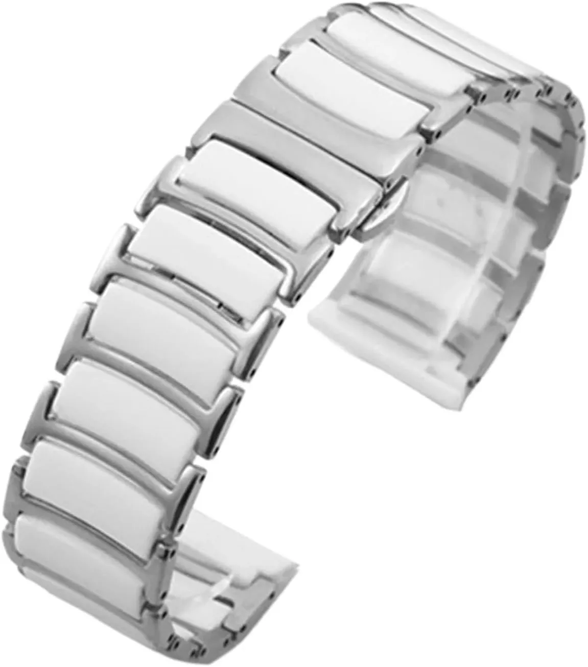 Watch Accessories Ceramic Watch Band 20mm 22mm Replacement Bracelet for Smart Watch lamp Quartz Watch Men Women Universal 