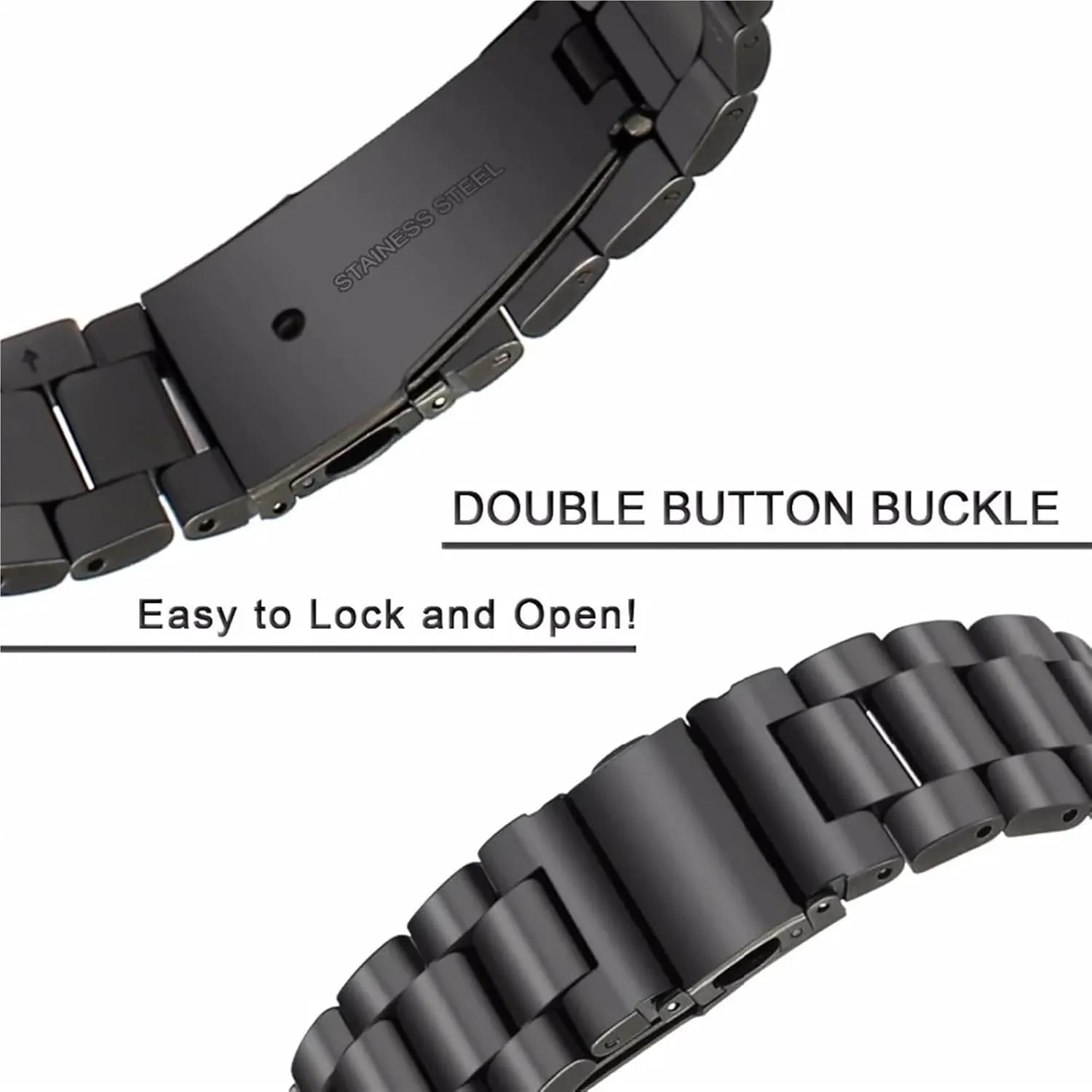 Watch Band 18-24mm Unisex For Smart Caledonian mess pain offering executive Watch Quartz Watch Quick Release Stainless Steel Metal 