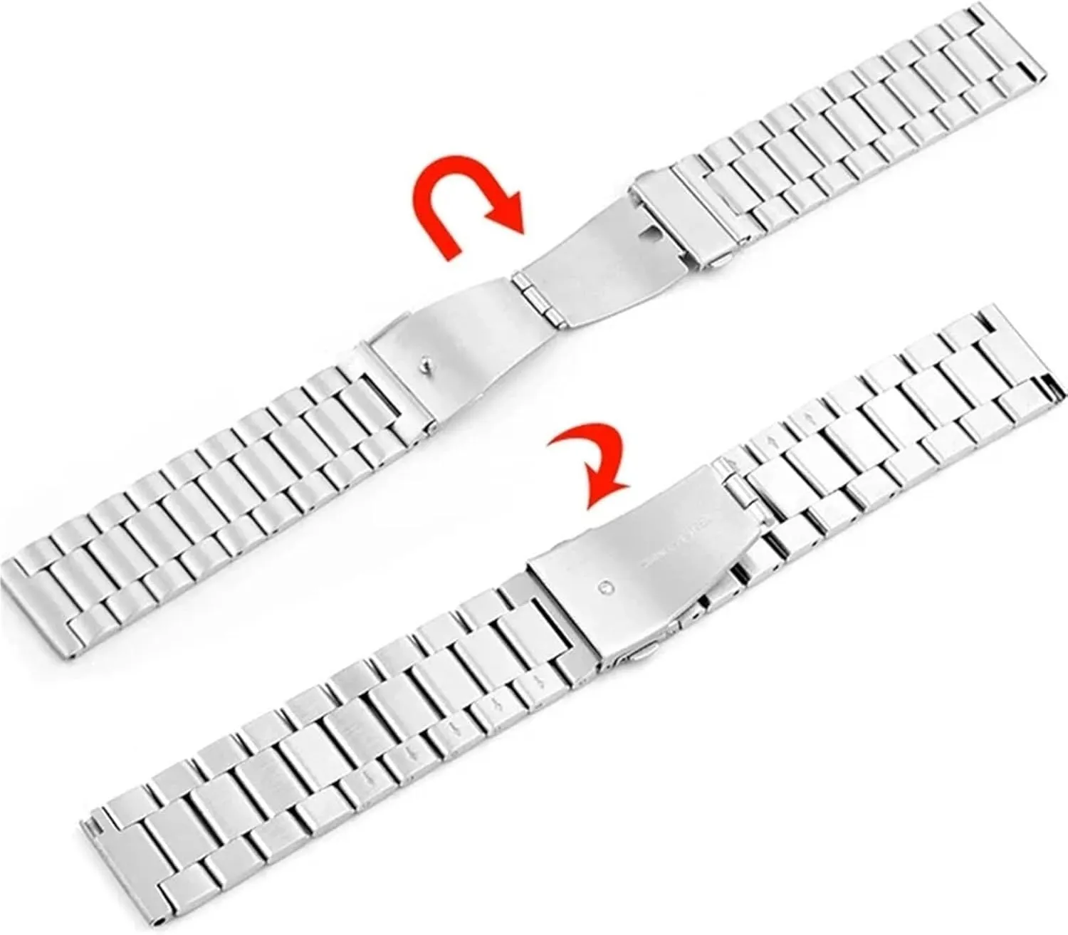 Watch Band 18-24mm Unisex For Smart Caledonian mess pain offering executive Watch Quartz Watch Quick Release Stainless Steel Metal 