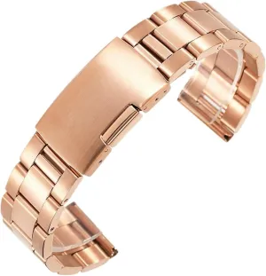 Watch Band 18-28mm Men humanness adaptable Women Universal Suitable For Smart Watch Quartz Watch Traditional Watch Stainless Steel Metal 