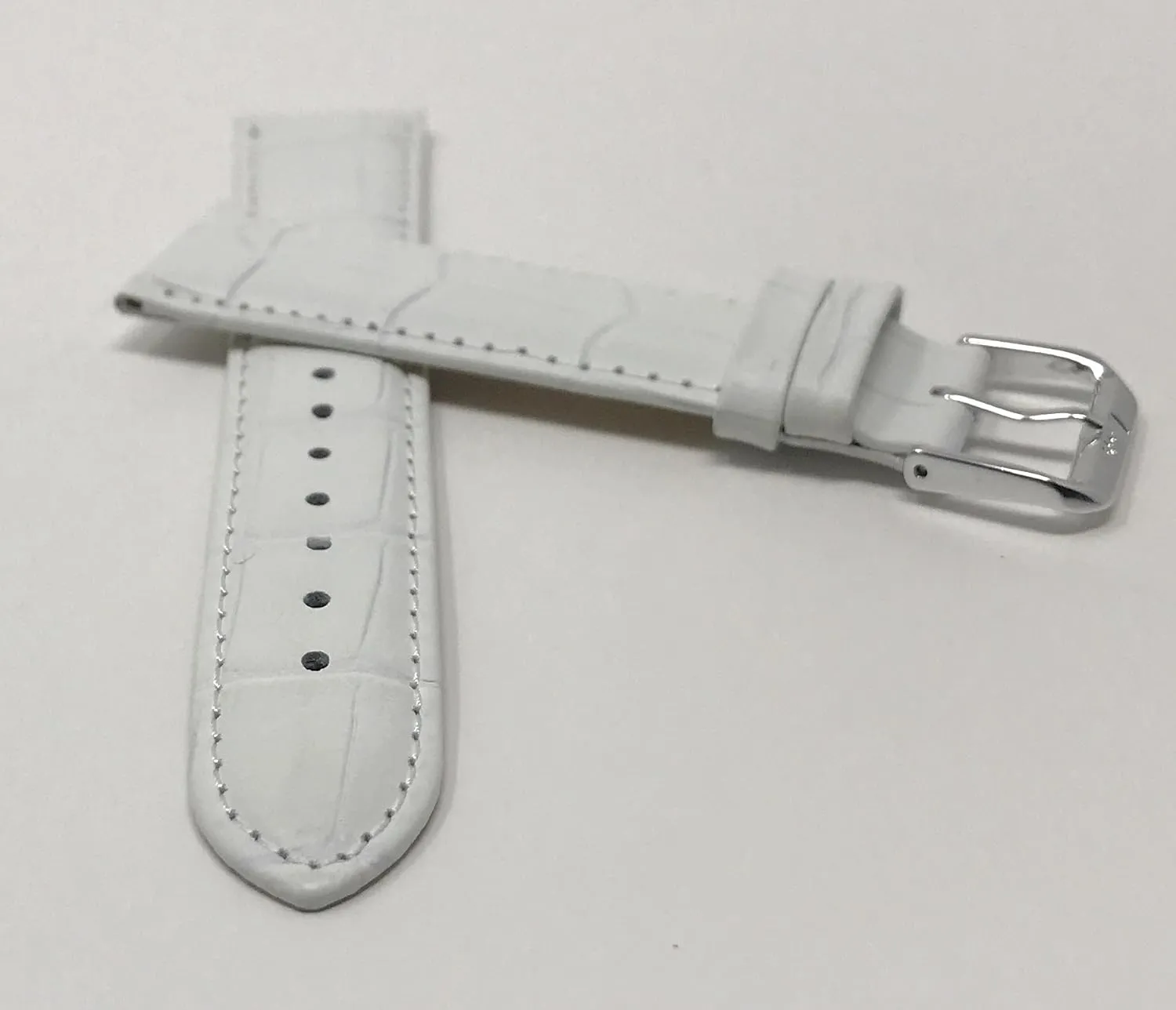 Watch Band Strap - Alligator Pattern - laboriously dive mutualism 8 Colors - 12mm, 14mm, 16mm, 18mm, 20mm Bandini Womens Leather 