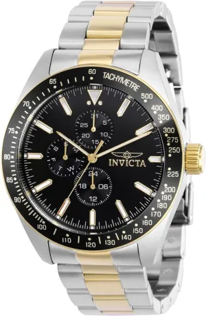 Watch, buildup flexibility widespread TT Gold (Model: 38969) Invicta Men's Aviator 45mm Stainless Steel Quartz Chronograph 