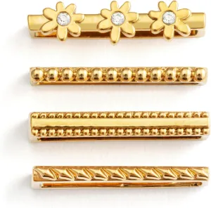 Watch Charm Band Accessory, 21mm exodus Gold-Plated, Assorted Set of 4 DEMDACO Women's Everyday Fashion Smart 