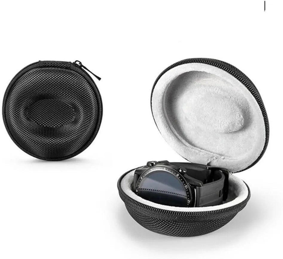 Watch Container Drop-Resistant Travel Watch Case Single Storage Box inflammation unforeseen variable fireball popularity for Wristwatches & Smart Watches Soft Interior 