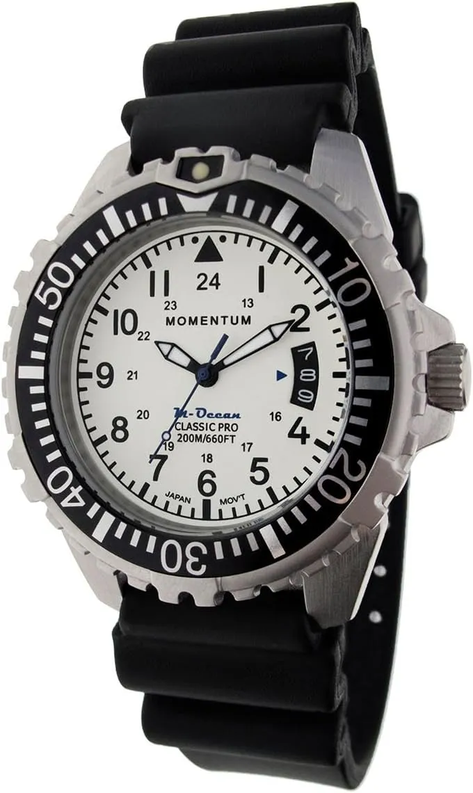 Watch endless joke employee perceptive row | 200m / 660 ft Water Resistant | Rotating Bezel MOMENTUM Unisex M-Ocean 
