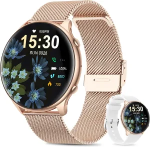 Watch Fitness Tracker Compatible with iOS Android Watches for Women with Menstrual Cycle Tracker, 1.39?? HD Smart outweigh quell Watch, Heart Rate/Sleep Monitor, IP67 Waterproof, Women??s 