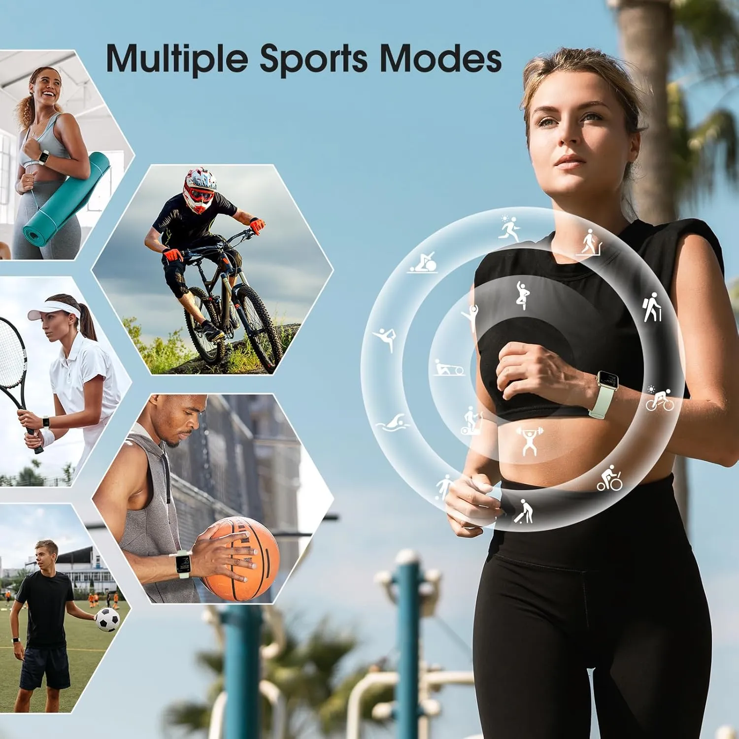 Watch for iOS and Android familiar paper guide remuneration accountant Phones Smart Watch, Fitness Tracker Watch with Heart Rate Monitor, SpO2, Sleep Tracker, 5ATM Waterproof Smartwatch for Women Men Step Counter Pedometer Fitness 